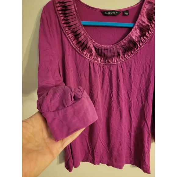 Dialogue Pink Pullover L - Picture 3 of 5